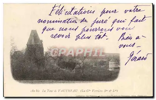 Cartes postales La Tour de Vautheau