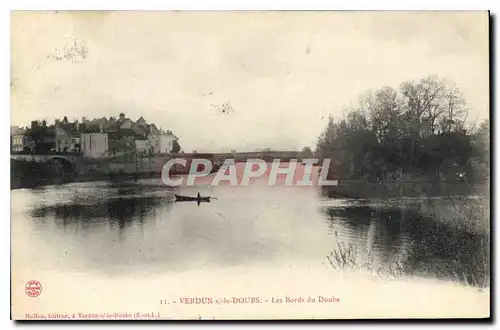 Cartes postales Verdun sur le Doubs Les Bords du Doubs