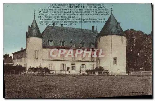 Cartes postales Chateau de Chauffailles S et L