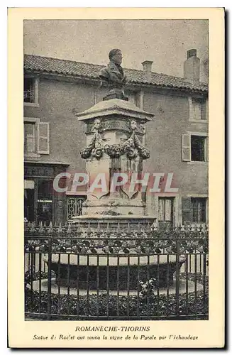 Cartes postales Romaneche Thorins Statue de Raclet