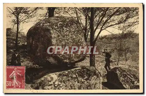 Cartes postales En Morvan Uchon La pierre qui croule