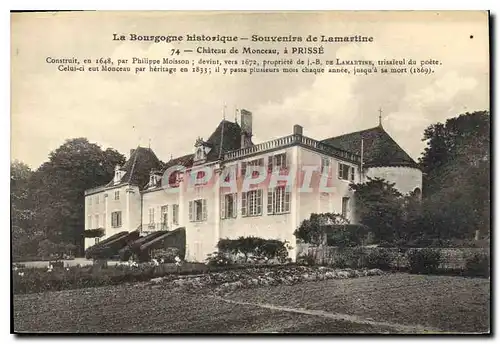 Cartes postales Chateau de Monceau a Prisse