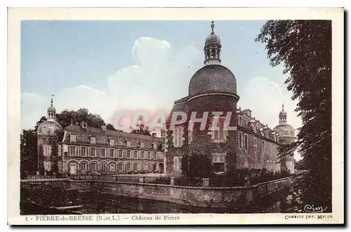 Ansichtskarte AK Pierre de Bresse S et L Chateau de Pierre