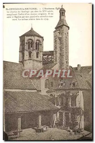 Ansichtskarte AK St Gengoux le National L'Ancienne Eglise