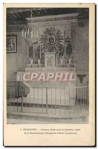 Cartes postales Verosvres Oratoire eleve dans la chambre natale de la bienheureuse Marguerite Marie a Lautecour