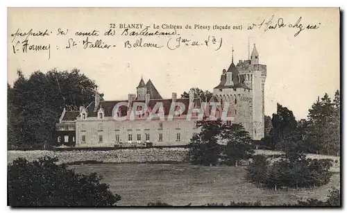 Ansichtskarte AK Blanzy Le Chateau du Plessy