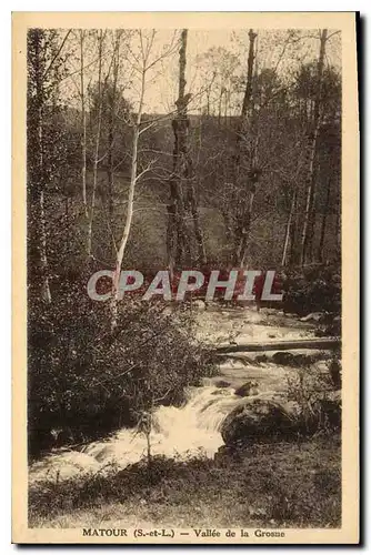 Ansichtskarte AK Matour s et l Vallee de la Grosne