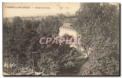 Cartes postales St Maurice les Chateauneuf Filature de Crins