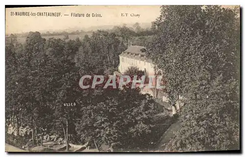 Cartes postales St Maurice les Chateauneuf Filature de Crins