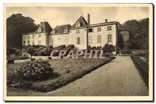 Ansichtskarte AK Prisse Saone et Loire Facade du Chateau de Monteau Lamartine u passa plusieurs mois