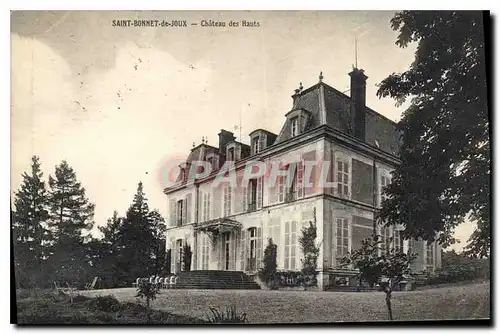 Ansichtskarte AK Saint Bonnet de Joux Chateau des Hauts