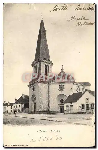 Cartes postales Givry L'Eglise