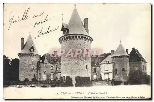 Cartes postales Chateau d'Epiry St Emiland