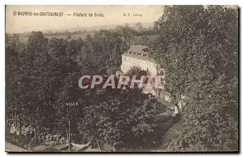 Cartes postales St Maurice les Chateauneuf Filature de Crins