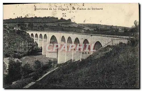 Cartes postales Environs de la Clayette Le Viaduc de Gothard
