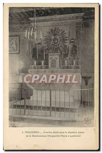 Cartes postales Verosvres Oratoire eleve dans la chambre natale de la Bienheureuse Marguerite Marie a Lautecour