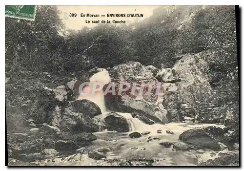 Ansichtskarte AK En Morvan Environs D'Autun Le saut de la Canche