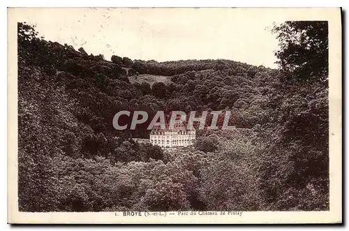 Cartes postales Broye S et L Parc du Chateau de Prellay