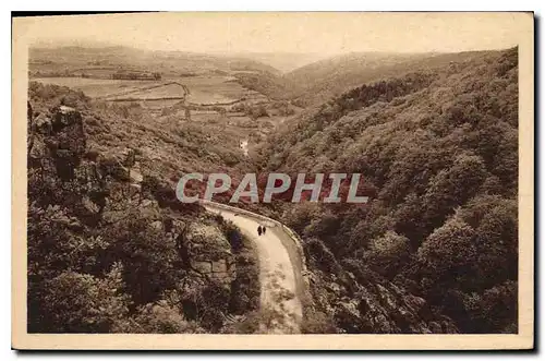 Ansichtskarte AK En Morvan Route du Saut de la Canche