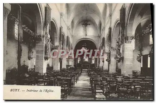 Ansichtskarte AK Buxy Interieur de l'Eglise