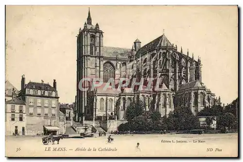 Ansichtskarte AK Le Mans Abside de la Cathedrale