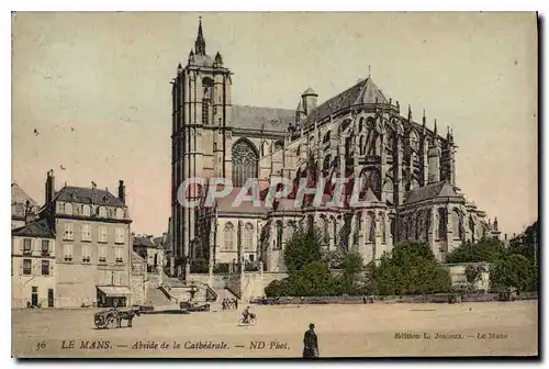 Cartes postales Le Mans Abside de la Cathedrale