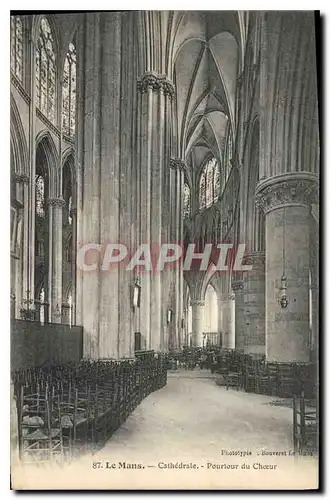 Cartes postales Le Mans Cathedrale Pourtour du Choeur