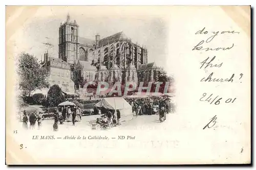 Cartes postales Le Mans Abside de la Cathedrale