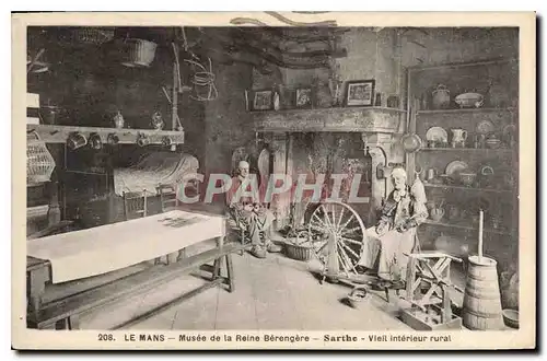 Cartes postales Le Mans Musee de la Reine Berengere Sarthe Vieil interieur rural