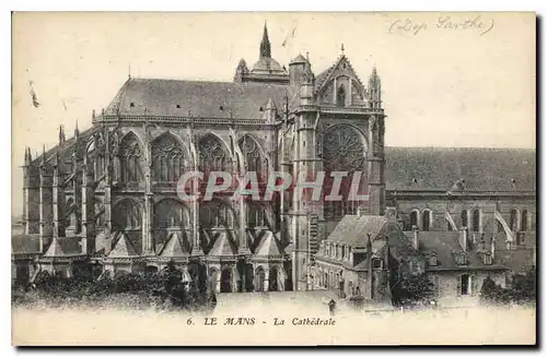 Cartes postales Le Mans La Cathedrale