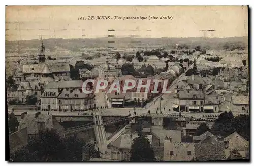 Ansichtskarte AK Le Mans Vue panoramique rive droite