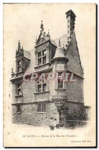 Cartes postales Le Mans Maison de la Rue des Chamoines