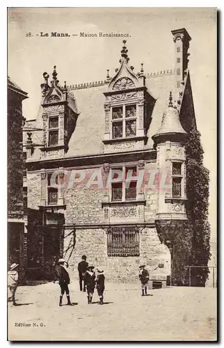 Cartes postales Le Mans Maison Renaissance