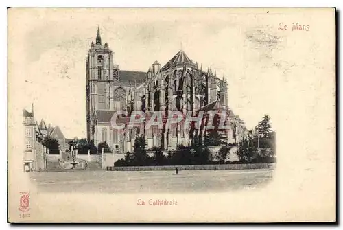 Cartes postales Le Mans La Cathedrale