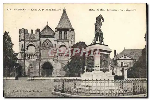 Cartes postales Le Mans Eglise ND de la Couture