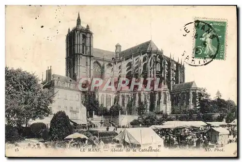 Cartes postales Le Mans Abside de la Cathedrale