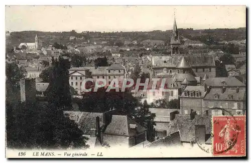 Cartes postales Le Mans Vue generale