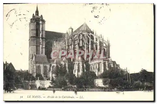 Ansichtskarte AK Le Mans Abside de la Cathedrale