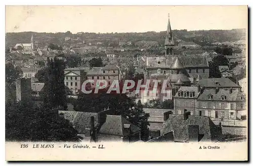 Cartes postales Le Mans Vue Generale