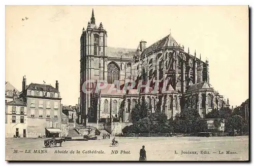 Cartes postales Le Mans Abside de la Cathedrale