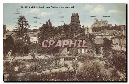 Ansichtskarte AK Le Mans Jardin des Plantes Un beau coin