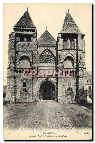 Ansichtskarte AK Le Mans Eglise Notre Dame de la Couture