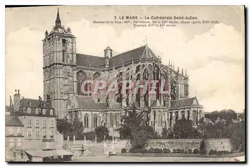 Cartes postales Le Mans Le Cathedrale Saint Julien