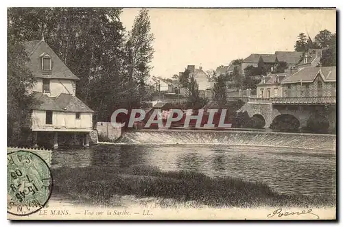 Cartes postales Le Mans Vue sur la Sarthe