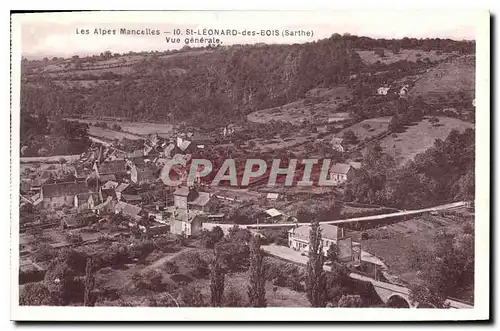 Ansichtskarte AK Les Alpes Mancelles St Leonard des Bois Sarthe Vue generale