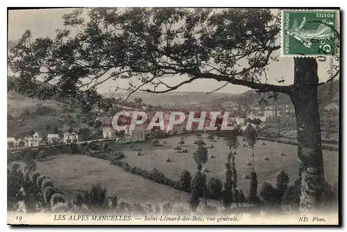 Ansichtskarte AK Les Alpes Mancelles Saint Leonard des Bois vue generale