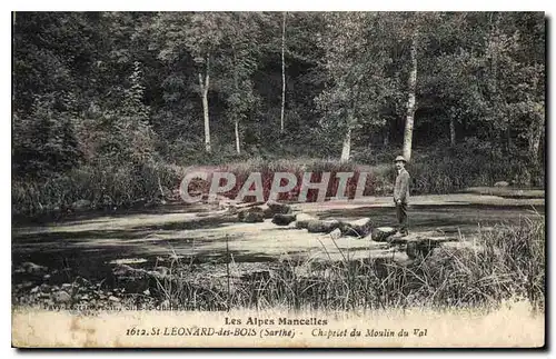 Ansichtskarte AK St Leonard des Bois Sarthe Chapelet du Moulin du Val