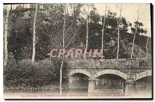 Cartes postales Alpes Mancelles St Leonard des Bois Route de Fresnay