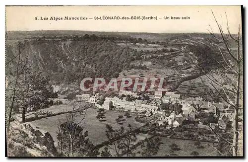 Ansichtskarte AK Les Alpes Mancelles St Leonard des Bois Sarthe Un beau coin