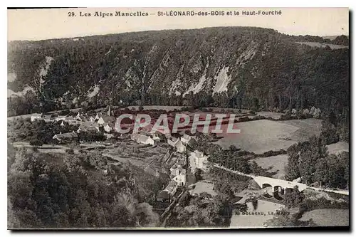 Ansichtskarte AK Les Alpes Mancelles St Leonard des Bois et le Haut Fourche